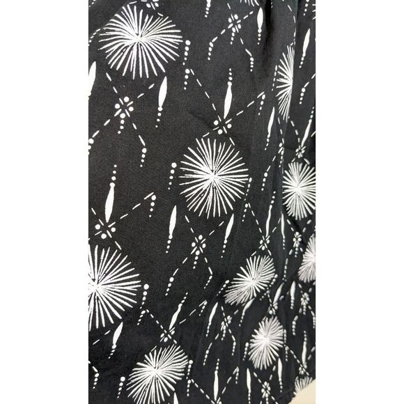 Size Small Nooworks Fireworks Black And White Burst Print Dress Retired Rare - Picture 7 of 14